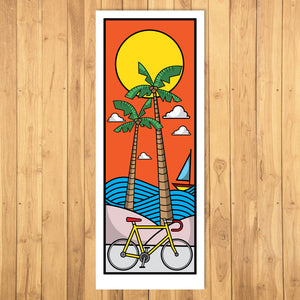 "En bici bajo el sol"